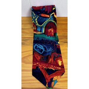 Work‎ of Art Child's Art Work Intense Colors Silk Tie from Save The Children